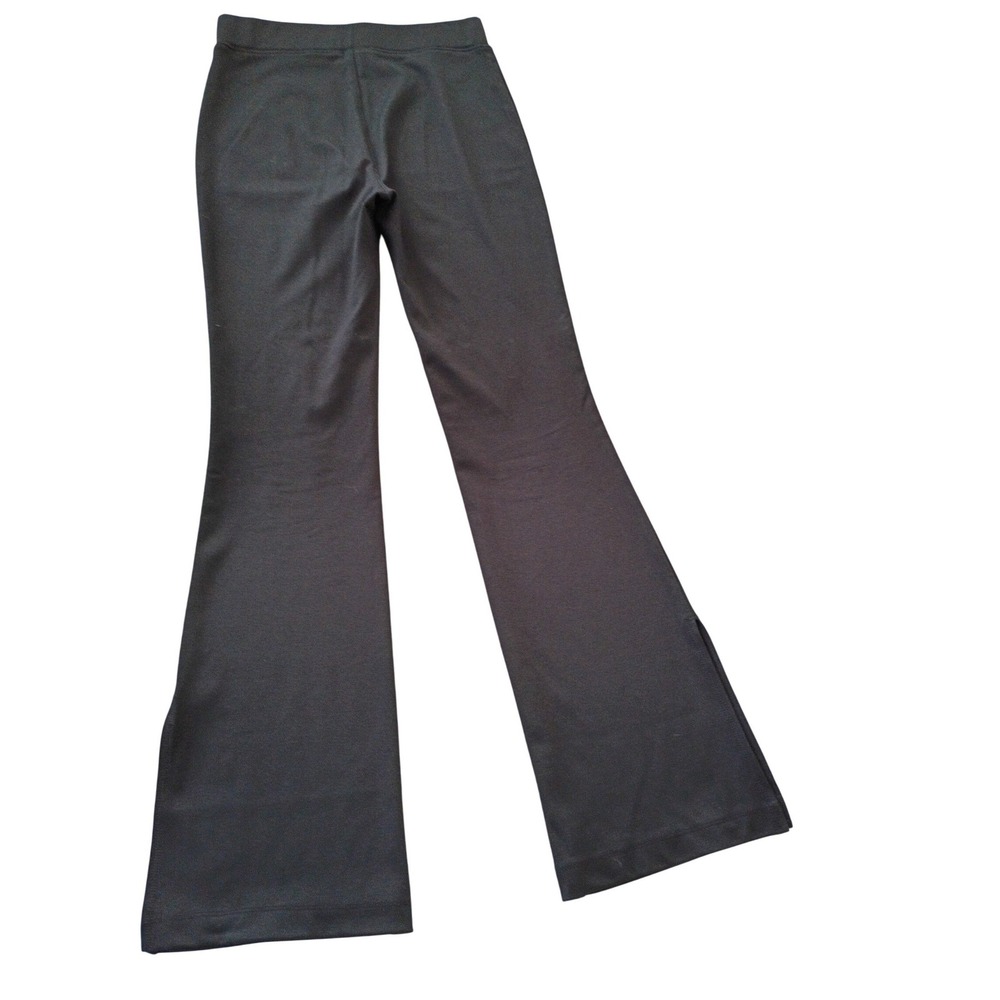 NWT Anthropologie Maeve Black PullOn Flare Pants High Rise Patch Pkt 25-27x32T S